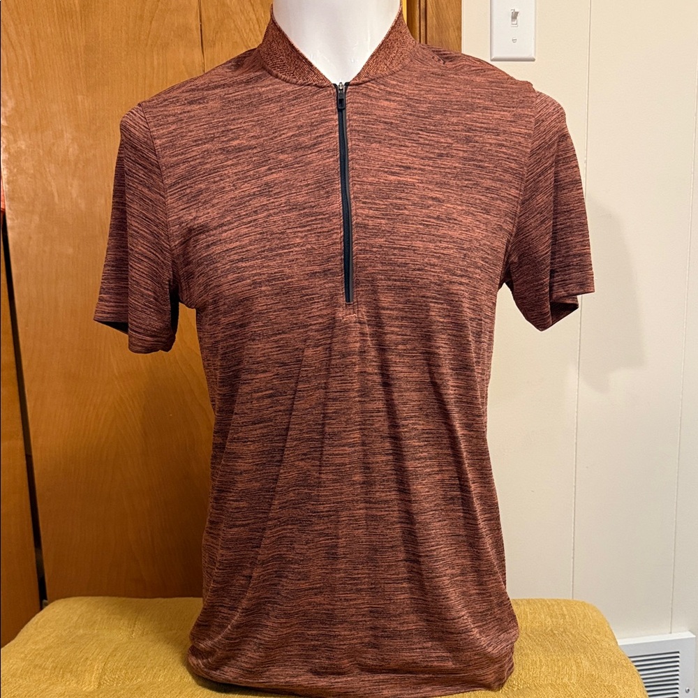 Lululemon Metal Vent Tech Short Sleeve Surge Tee Men’s Large Rust Orange